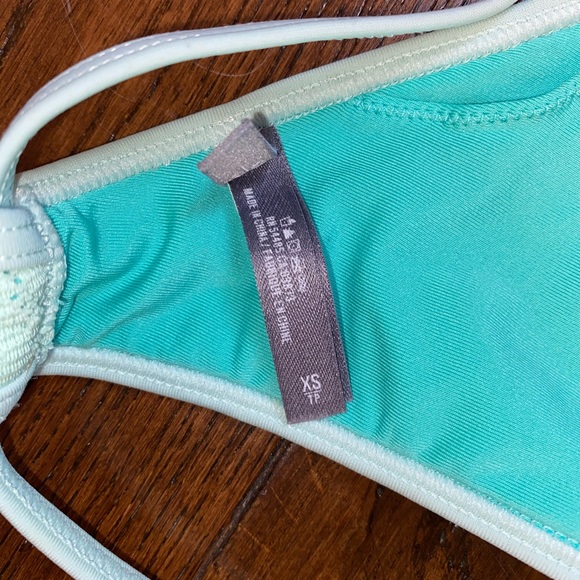 Aerie Mint Pineapple Bikini Top ✨ 🍍 - Picture 4 of 5